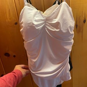 White bodysuit with tags